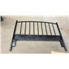Image 2 : Black Metal Queen Size Headboard with Balls on Post