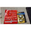 Image 2 : Tool Box with Hardware, 3-Piece Wire Brush Set, Hardware, 8” Anchoring Spikes