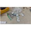 Image 5 : Tool Box with Hardware, 3-Piece Wire Brush Set, Hardware, 8” Anchoring Spikes