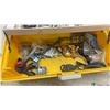 Image 9 : Tool Box with Hardware, 3-Piece Wire Brush Set, Hardware, 8” Anchoring Spikes