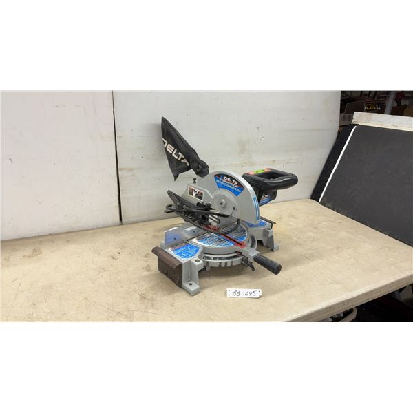 Delta 36-225C 10” Compound Miter Saw, 5,000 RPM and 2 Blades