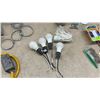 Image 3 : Electrical and Hardware Lot: Leviton GFCI Receptacle, 4 LED Bulbs, Ext. Cord, Metal Boxes, 14/3