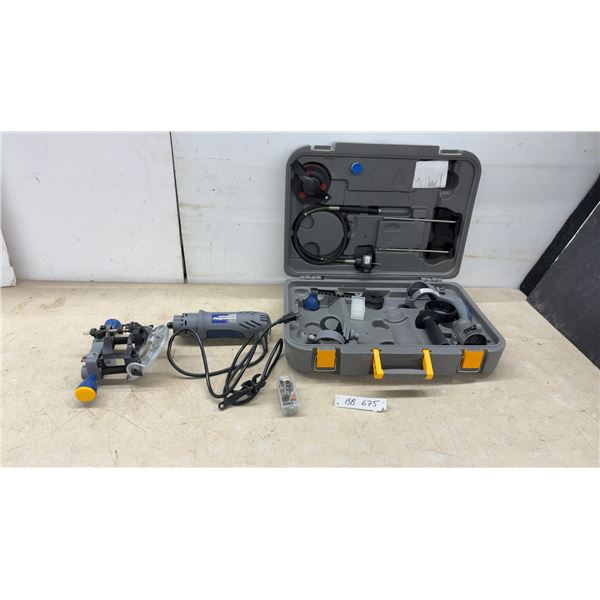 Mastercraft Maximum Rotary Tool Kit with Flex Shaft, Router Base