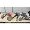 Image 1 : Mastercraft Maximum Quik Flip Drill and Driver Kit, Hole Saw Kit, Level, New Pkg Sanding Disks