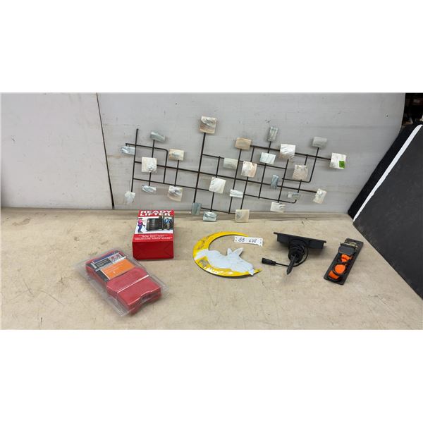 Ready Lifter, Stinson Ladder Bumpers, Wall Art, 17 × 37”, Solar Panel, and Ratchet Strap