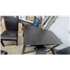 Image 3 : Contemporary Dining Set: Rectangular Table, Backless Benches, and Five Chairs