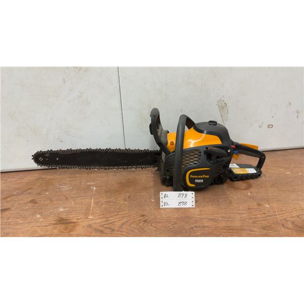 Poulan Pro PR5020 Chainsaw and Bar