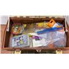 Image 4 : Plano Tackle Box with 3 Drawers, Fishing Lures, Line, and Tackle, and Fishing Net