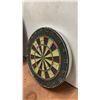 Image 3 : Oval Black-Framed Mirror 31 × 21 and Dartboard