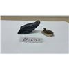Image 1 : Two Soap Stone Animal Figurines: Sea Sculpture and Duck on Base, Largest 5 1/2 × 2 7/8 × 2 1/4”