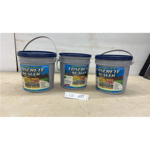 SealBest Professional Grade Interior/Exterior Concrete Sealer, 2 1/2 Pails, 100% Acrylic Water