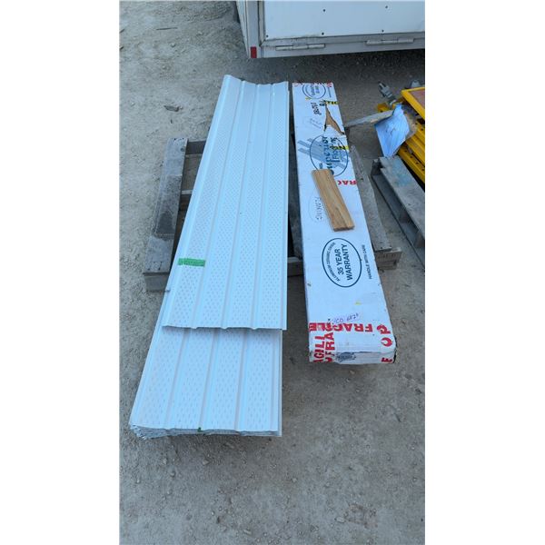 Aluminum Soffit Panels and 1 Box Maple Hardwood Flooring