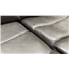 Image 5 : Three-Piece Dark Brown Faux Leather Power Reclining Sofa 85”