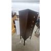 Image 2 : Tall 7-Drawer Espresso Lingerie Chest with Silver Tapered Pulls and X-Base Legs