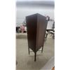 Image 3 : Tall 7-Drawer Espresso Lingerie Chest with Silver Tapered Pulls and X-Base Legs