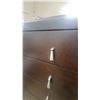 Image 4 : Tall 7-Drawer Espresso Lingerie Chest with Silver Tapered Pulls and X-Base Legs