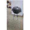 Image 1 : Charcoal Grill with Lid, Grate, and Bottom Shelf