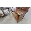 Image 8 : Antique Victorian Carved Oak Three-Drawer Dresser With Ornate Swivel Mirror 69”×38”×20”