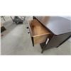Image 7 : Pair of Dark Brown Wooden Four-Drawer Nightstands with Round Knobs