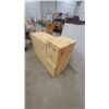 Image 2 : Modular Pine Wood Storage Unit with 2 Upper Cabinets, 8 Doors and 4-Drawer L-Shaped Dresser