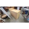 Image 5 : Modular Pine Wood Storage Unit with 2 Upper Cabinets, 8 Doors and 4-Drawer L-Shaped Dresser