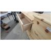 Image 6 : Modular Pine Wood Storage Unit with 2 Upper Cabinets, 8 Doors and 4-Drawer L-Shaped Dresser