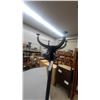 Image 2 : Black Metal Freestanding Coat Rack with Two Tiers of Hooks and Round Base