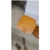 Image 5 : Oak Oval Coffee Table with Lower Shelf and Turned Legs and Wooden Triangular End Table biggest