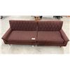Image 1 : Mid-Century Modern Two-Piece Sofa Set with Tufted Backs and Rolled Arms 40 × 35 × 31