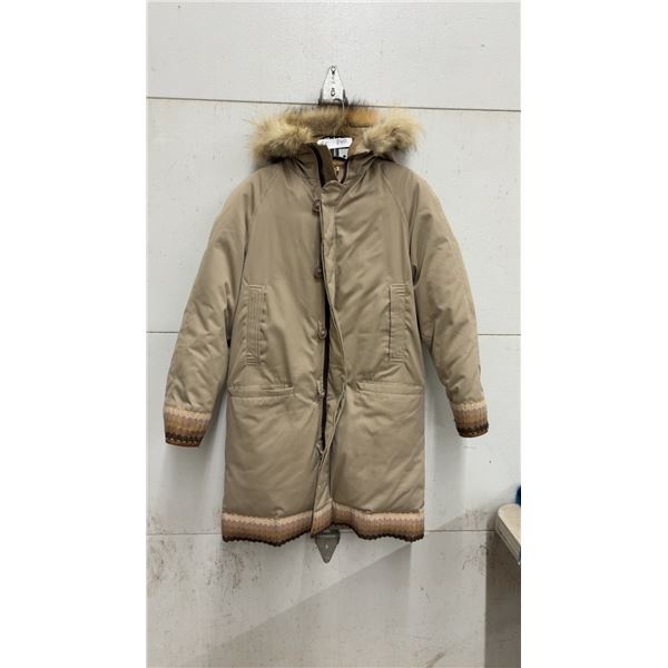 Imperial Designed in Canada Down Parka, Size 38, and Fur-Trimmed Hood