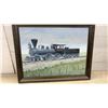 Image 6 : Len Van Romp Canadian Pacific "Countess of Dufferin” Framed Painting, 21 × 27”