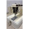 Image 7 : Eaton Sewing Machine with Foot Pedal, Power Cord, and Hard Case