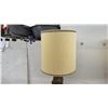 Image 6 : Pair of Carved Wood Horse Head Table Lamps with Shades, 33” high