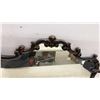 Image 3 : Ornate Wall Mirror with Dark Bronze-Tone and Gilt Style Frame, 23 × 29”