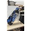 Image 2 : ZZLF Golf Bag with Clubs: Wilson Staff II 1, 3, 4 Woods, ZZLF 6, 8 Irons