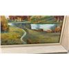 Image 5 : Pair of L.R. DeWandel 1952 Autumn Landscape Oil Paintings, 13 × 17”