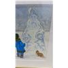 Image 4 : Michelle Palancette Watercolor: "Snowman" Framed Art, 20 × 16”