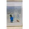 Image 6 : Michelle Palancette Watercolor: "Snowman" Framed Art, 20 × 16”