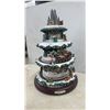 Image 7 : Village Disney's Wonderful World of Christmas Rotating Musical Tabletop Tree- Approximately 16”