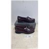 Image 1 : Rockport Shrader Burgundy Loafers, Size 11 Wide