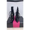 Image 2 : Pair Of Women’s Lace-Up Stiletto Ankle Boots, Size 7