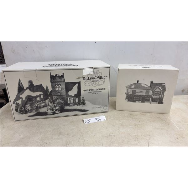 Dickens' Village Set of 13 and Tree Decorations