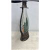 Image 6 : Battery Operated Bronze-Finished Christmas Snow Globe Lanterns with Santa, Reindeer, and Trees