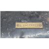 Image 2 : Vintage WW II Metal hat box with Brass Nameplate and Latch