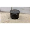 Image 4 : Vintage WW II Metal hat box with Brass Nameplate and Latch