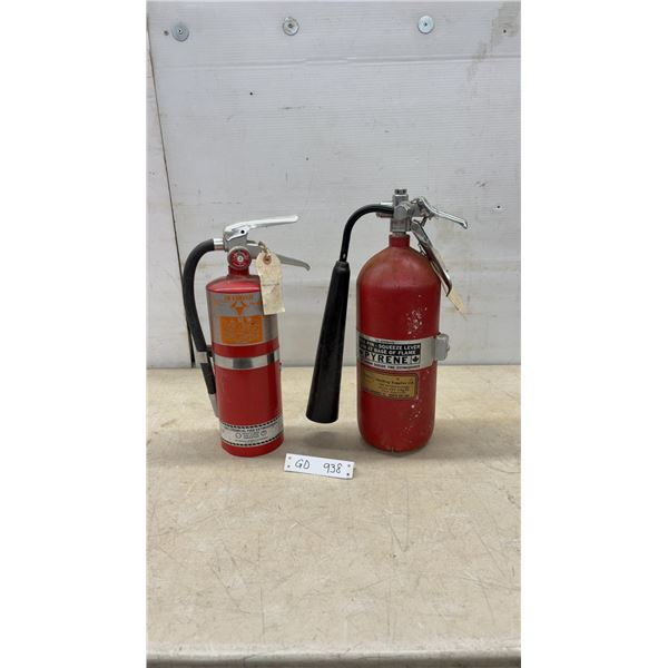 Diamond Dry Chemical ABC and Pyrene 5 Lb Carbon Dioxide Fire Extinguishers
