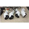Image 2 : Wired Security System with Cameras, Mouse, Remote, Power Supply, and Cables