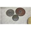 Image 5 : Collection of Antique Phonograph and Gramophone Turntable Platters and Record Mats