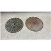 Image 8 : Collection of Antique Phonograph and Gramophone Turntable Platters and Record Mats