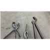 Image 3 : Vintage Stainless Steel Surgical Veterinary Instruments, Bone Rongeurs, Forceps, Retractors, 2